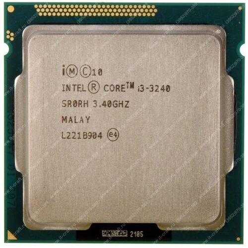 Socket 1155 Intel Core i3-3240 (3400Mhz, L3 3072Kb)