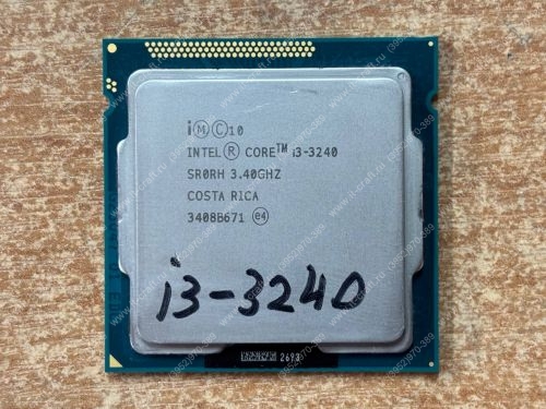 Socket 1155 Intel Core i3-3240 (3400Mhz, L3 3072Kb)