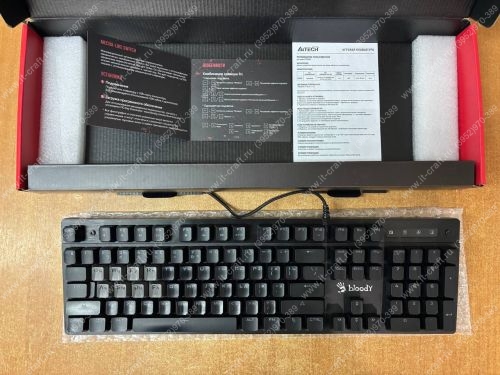 Клавиатура игровая механическо-мембранная A4Tech Bloody B500N