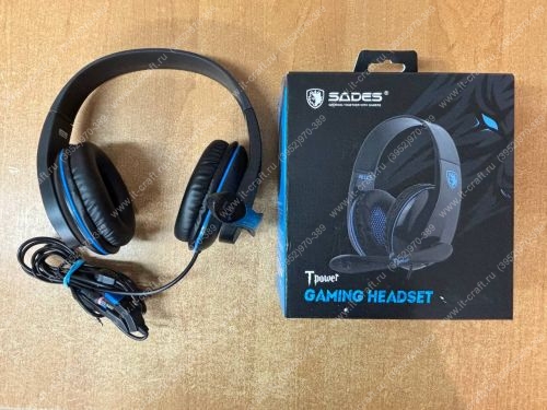 Гарнитура проводная SADES SA-701 TPower