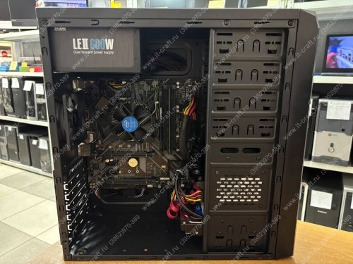 ITC-1229 (Intel Pentium Gold G5400T 3.1Ghz/Gigabyte H370M D3SH/DDR4 16GB/SSD 240GB + HDD 500GB/AeroCool V2X Red Edition/Zalman LE2 600W/Win 10)