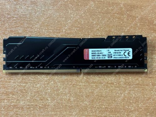 DDR4 16Gb 3200Mhz HyperX Fury Black [HX432C16FB3/16]