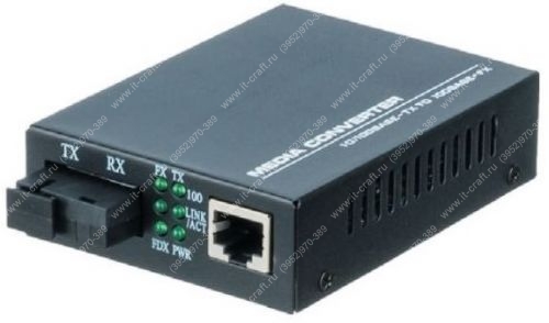 Медиаконвертер Optronic MCSS2-10/100-1310-SC-20