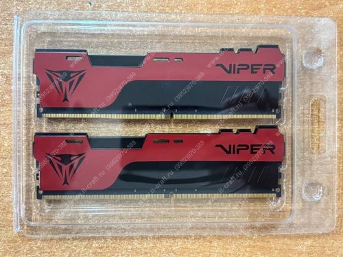 DDR4 32(16x2)GB 3200MHz Patriot Viper Elite II [PVE2432G320C8K]