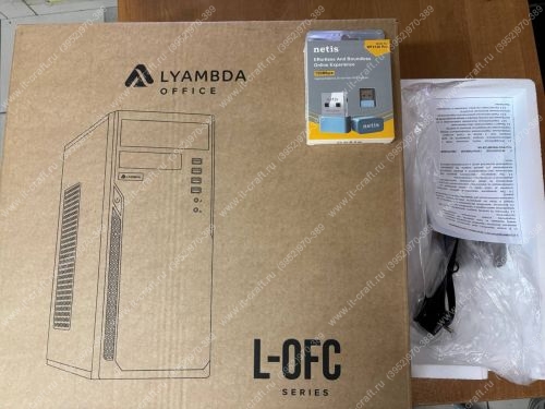 Системный блок Lyambda Office PC L-OFC [L-OFC13022-BK-MP]