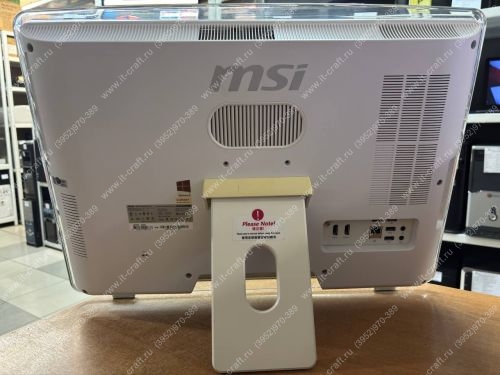 Моноблок MSI AE2281G-011RU (Intel Core i3-3220 (3.3 GHz)/DDR3 6GB/SSD 120GB/GT630M 2Gb/Cam/Mic/DVDRW/WiFi/Win 10) + Беспроводная клавиатура и мышь