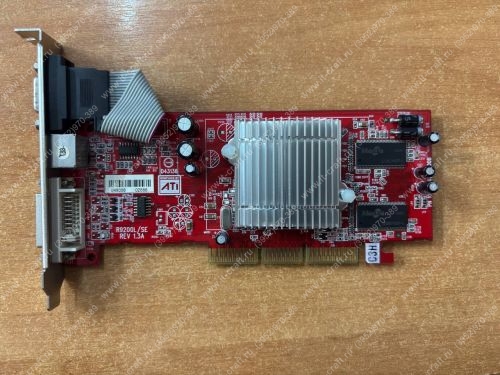 Видеоадаптер AGP ATI GeCube Radeon 9200 SE 128MB [GC-R9200L(SE)-C3H]