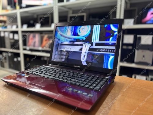 Samsung NP-R580H 15.6" [NP-R580-JS06RU] (Intel Core i5-430M 2.27GHz/GT 330M 1GB/DDR3 3GB/SSD 120GB/Cam/Mic/DVD-RW/Wi-Fi/Win 10)