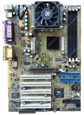 Комплект Socket 462 DFI AD73 Pro + AMD Athlon XP 1600+ + Кулер