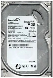 SATA 3Gb/s HDD 500GB Seagate ST3500418AS (Smart BAD)