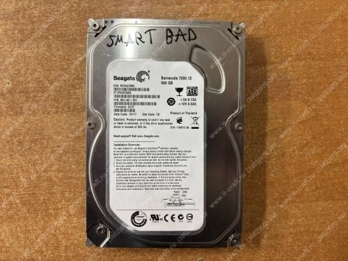SATA 3Gb/s HDD 500GB Seagate ST3500418AS (Smart BAD)