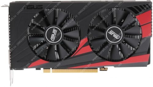 Видеоадаптер PCI-E Asus GeForce GTX 1050 EXPEDITION OC 2048MB 128bit GDDR5 [EX-GTX1050-O2G] DVI HDMI DP