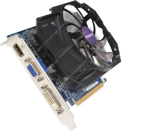 Видеоадаптер PCI-E GigaByte AMD Radeon R7 250 2Gb 128bit DDR3