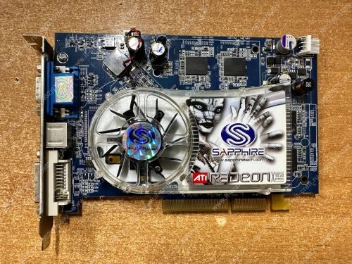 Видеоадаптер AGP Sapphire RADEON X1650 Pro 256Mb 