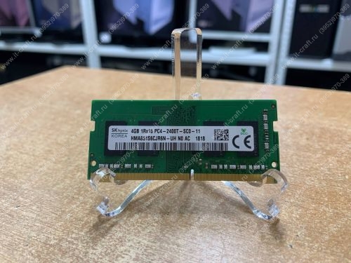 SO-DIMM DDR4 4Gb SKhynix 2400Mhz (1Rx16 PC4-2400T-SCO-11)