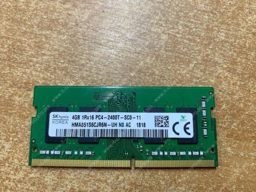 SO-DIMM DDR4 4Gb SKhynix 2400Mhz (1Rx16 PC4-2400T-SCO-11)