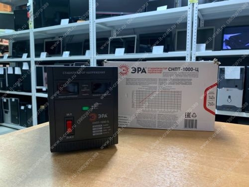 Стабилизатор напряжения ЭРА СНПТ-1000-Ц