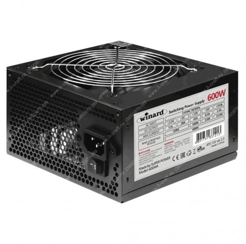 ATX 600W Winard 600WA