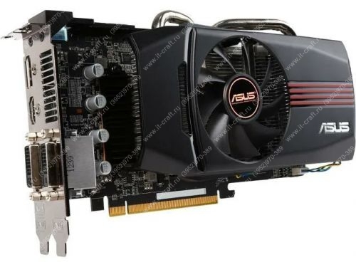 Видеоадаптер PCI-E ASUS Radeon HD 7850 860Mhz 1024Mb 4800Mhz 256 bit DVI HDMI DisplayPort