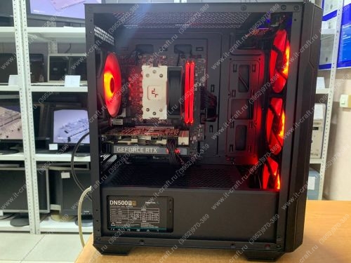 ITC-1262 (Core i5 12400F 2.5GHz (x6)/DDR4 16Gb/RTX 3060 12Gb/SSD 1Tb NVME/500W/MSI MAG FORGE M100R)