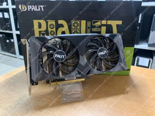 Видеоадаптер PCI-E Palit GeForce GTX 1660 Ti Dual