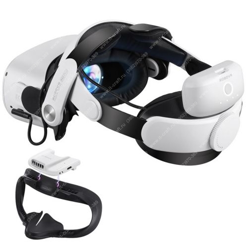 Система виртуальной реальности Meta Quest 2 128Gb + BoboVR M2 Pro + BoboVR F2