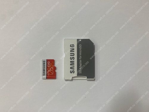 Карта памяти Samsung EVO Plus microSDXC 128 ГБ