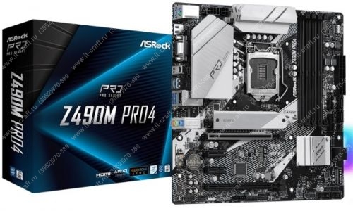 Socket 1200 ASRock Z490M Pro4