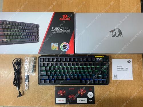Клавиатура беспроводная/проводная механическая Redragon Flekact Pro (НОВАЯ)