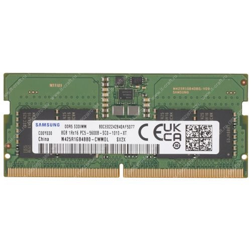 SO-DIMM DDR5 8Gb Samsung 5600Mhz [M425R1GB4BB0-CWMOD]