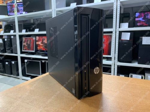 Неттоп HP Slimline 260 AMD A8-7410 2.2GHz (x4)/4Gb/Radeon R5 Graphics/SSD 240Gb/Win 10