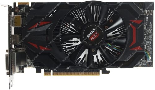 Видеокарта PCI-E Powercolor Radeon R9 370 2Gb 256bit GDDR5 [AXR9 370 2GBD5-DHE/OC] DVI HDMI DP
