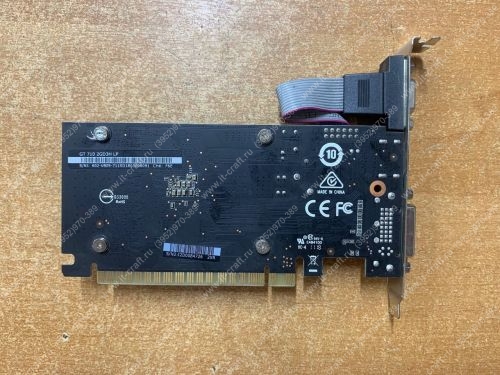 Видеокарта PCI-E MSI GeForce GT 710 Silent LP 2Gb [GT 710 2GD3H LP]