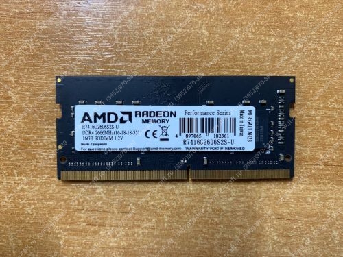 SO-DIMM DDR4 16Gb AMD RADEON R7 Performance Series 2666Mhz (R8416G2606S2S-U)