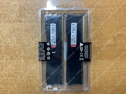 DDR4 16Gb Kingston FURY Beast Black [KF436C17BBK2/16] (НОВАЯ)