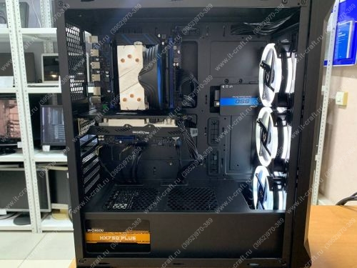 ITC-1283 (Xeon E5-2667v4 3.2GHz (x16)/DDR4 16Gb/RX 580 2048SP 8Gb/SSD 256Gb/HDD 1Tb/Win 11)