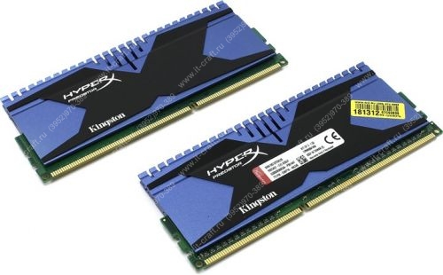 DDR3 8Gb Kingston HyperX Intel XMP Predator PC14900 1866MHz [KHX18C9T2K2/8X]