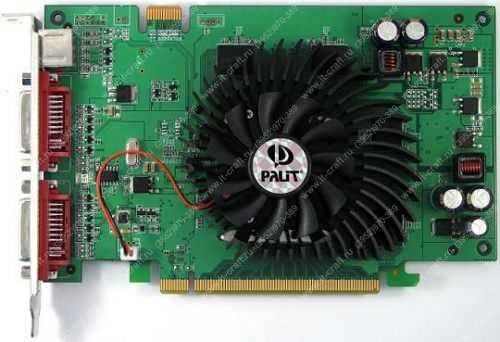 Видеоадаптер PCI-E Palit GeForce 8600 GT 512Mb 128bit Только DVI! 