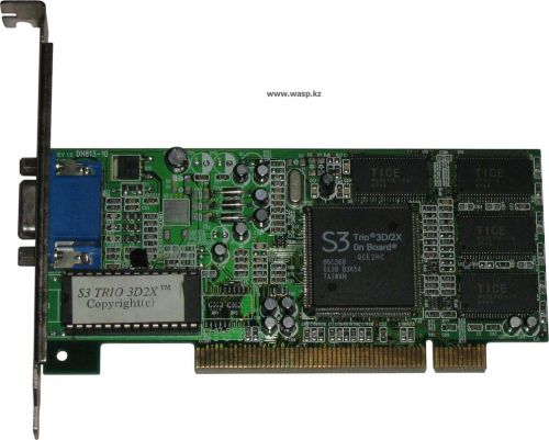 Видеоадаптер AGP 4Mb <AGP> S3-Trio 3D/2X