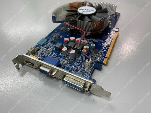 Видеоадаптер PCI-E Gigabyte GeForce 9600 GT 512Mb (gv-n96tzl-512)
